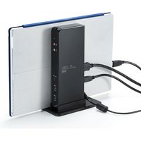 ドッキングステーション　Type-C×1　USB3.0×2　USB2.0×2　HDMI×2　RJ-45×1　USB-CVDK4　サンワサプライ　1個（直送品）