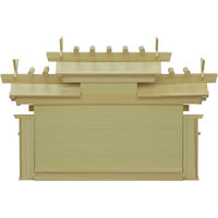 エイ・アイ・エス お神札が簡単に入る神棚 三社中(謙信) 謙信(中) 1台