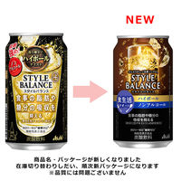 ノンアルコール　ハイボール　アサヒ スタイルバランス食生活サポート ハイボール（機能性表示食品）350ml　1ケース(24本)