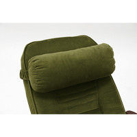 天然木リクライニング回転高座椅子 グリーン 幅620mm 奥行620mm 高さ460mm（直送品）