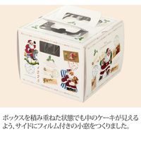 ヘッズ クリスマスアンティークサンタデコレーションBOX-6 XAQ-DE6 1セット（60枚：20枚×3パック）（直送品）
