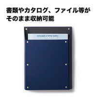 キングジム マグケース（タテ） A4 4755アカ 1セット（3個：1個×3）