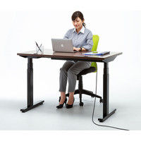 サンワサプライ 電動上下昇降デスク 濃い木目 幅1200×奥行700×高さ630～1280mm ERD-M12070M 1台（直送品）