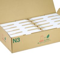 ムトウユニパック 長3 窓101号 ホワイト 70 地紋付 11023722 1箱(1000枚)