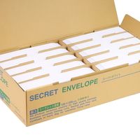 ムトウユニパック 長3 シークレットGB 80 枠付 11028003G 1箱(1000枚)