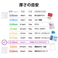 エレコム レーザー専用紙/片面光沢/厚手/A4/30枚 ELK-GRAA430 1パック（30枚入）