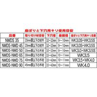 ダンドリビス ステンレスウッドデッキ材用ビス NWDS90 12号箱 4920125794676 1箱（122本入）（直送品）