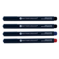 バタフライボード 0.5mmホワイトボードペンシル3色セット(黒、青、赤) WP1404-01 2セット