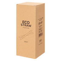 STRAWLAND ペーパーストロー ホワイト 裸 PSN-W 1箱（200本入）