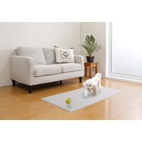 サンコー おくだけ吸着ロングマット60×800cm ライトグレー KP-44 1枚