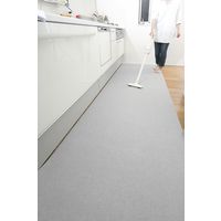 サンコー おくだけ吸着ロングマット90×300cm ライトグレー KP-48 1枚