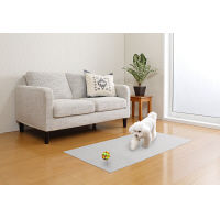 サンコー おくだけ吸着ロングマット60×600cm ライトグレー KP-42（直送品）