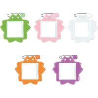 共栄プラスチック ORIONS 桜型名札 10枚入 紫 C-7-10-V 1パック