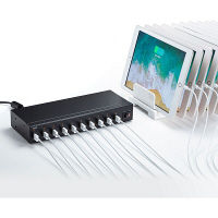 サンワサプライ USB充電器（10ポート・合計24A） ACA-IP61 1台（直送品）