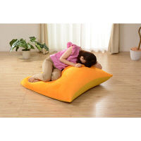 セルタン 人をだめにするソファ和楽の葵PREMIO M 幅1060×奥行880×高さ280mm エッグイエロー A862a-613ORG/636ORG（直送品）