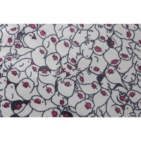 セルタン 人をだめにするソファ 和楽の葵PREMIO M 幅1060×奥行880×高さ280mm 文鳥柄 A862a-644BK/628BNT 1台（直送品）