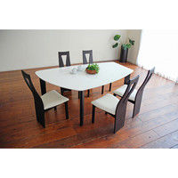 【車上渡し】関家具 ダイニングチェア CBL-4640 ウェンジ/ホワイト 2脚入り CBL4640UGWH2 1セット（2脚）（直送品）