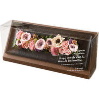 ヘッズ BKFフラワークリアワイドBOX本体-L B-BKF-FWL 1セット（10枚：10枚×1パック）（直送品）