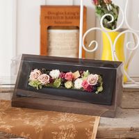 ヘッズ 無地フラワークリアBOX-SS/ボード付 M-FBSS 1セット(30枚:10枚×3パック)