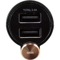 エレコム FMトランスミッター/Bluetooth/USB2ポート付/3.4 LAT-FMBTB04BK 1個