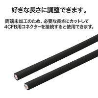 DXアンテナ 4C同軸ケーブル（10m）（黒） S4CFB10SB（P） 1個（直送品）