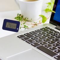 エンペックス気象計 シュクレ・イルミー温湿度計 グリーン TD-8333 1箱(2個)（直送品）