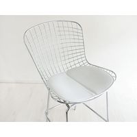 宮武製作所 ワイヤーバーチェア 幅520×奥行605×高さ1030mm ホワイト PCX-020_WH 1脚（直送品）