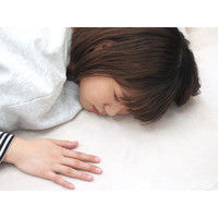 萩原 撥水低反発ラグ マシュマロ 幅1850×奥行1850mm アイボリー 240602827 1枚（直送品）