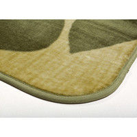 萩原 ホットカーペットカバー ボタニカル 幅1850×奥行1850mm グリーン 240608506 1枚（直送品）