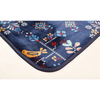 萩原 ホットカーペットカバー クロッシェ 幅2000×奥行2500mm ブルー 240609015 1枚（直送品）