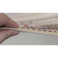 萩原 モケットラグ ロイヤルパレス プレジール 幅1950×奥行1950mm ベージュ 240609814 1枚（直送品）