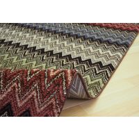 萩原 ウィルトンラグ AURA（オーラ） シェブロン 幅800×奥行1500mm 270041330 1枚（直送品）