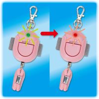 アスカ 防犯ブザー 生活防水 ピンク GE071P 3個（直送品）