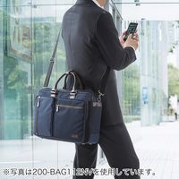 サンワダイレクト 3WAYビジネスバッグ（通勤・自転車・A4収納・15.6型対応・ブラック） 200-BAG112BK 1個（直送品）