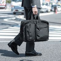 サンワダイレクト 3WAYビジネスバッグ（リュック対応・メッシュ使用・大容量・32L） 200-BAG135BK 1個（直送品）
