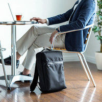 サンワダイレクト ビジネスリュック（2WAY・撥水素材CORDURA使用・止水ファスナー・ビジネスバッグ） 200-BAGBP016BK 1個（直送品）