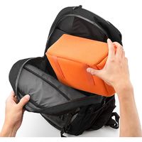 サンワダイレクト インナーカメラバッグ（ソフトクッションボックス・仕切り・ワイドサイズ） 200-BG019L 1個（直送品）