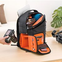 サンワダイレクト カメラバッグ リュック（一眼レフ・横から取り出し・三脚取付） 200-BG023 1個（直送品）