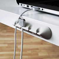 サンワダイレクト ケーブルホルダー（壁固定・コードクリップ） 200-CA026 1個（直送品）