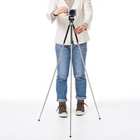 サンワダイレクト カメラ三脚（コンパクト・軽量・ビデオカメラ対応） 200-CAM022N 1個（直送品）