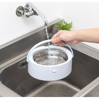 サンワダイレクト 超音波洗浄機（分離式・タイマー機能・アタッチメント付き・時計・メガネ・アクセサリー） 200-CD037 1個（直送品）