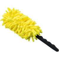 サンワダイレクト ハンディモップ（クリーニング・伸縮可能・マイクロファイバー・2WAY・角度調整・イエロー） 200-CD038Y 1個（直送品）