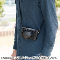 サンワダイレクト カメラレンズキャップ（フード機能・ワンタッチ・折りたたみ可能・52mmレンズ対応） 200-DGFL006 1個（直送品）