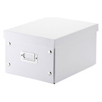 サンワダイレクト 組立DVD収納ボックス（17枚まで収納・ホワイト） 200-FCD037W 1個（直送品）