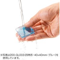 サンワダイレクト 耐震ジェル（耐震マット・テレビ＆パソコン対応・耐震度7・耐荷重40kg・クリア・透明・1枚入り） 200-QL005CL 1個（直送品）