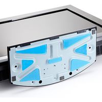 サンワダイレクト 耐震マット（耐震ジェル・パソコン・テレビ・家具対応・フリーカット・ブルー） 200-QL007 1個（直送品）