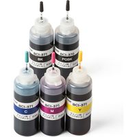 キヤノン（Canon）用 詰め替えインク 300-C370S5C 3～6回分 （BCI-371+370/5MP用） 1パック（5色入）（直送品）
