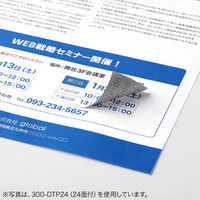 サンワダイレクト ラベルシール（下地が透けない 訂正シール・12面・A4・楽貼りタイプ） 300-DTP12 1個（直送品）