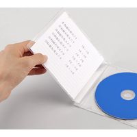 サンワダイレクト CD・DVD インデックスカード（手書き用・つやなし・100枚入） 300-IND001 1個（直送品）