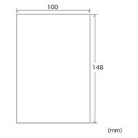 サンワダイレクト インクジェット両面印刷用紙（特厚・はがきサイズ・マット・100枚入り） 300-JPR003 1個（直送品）